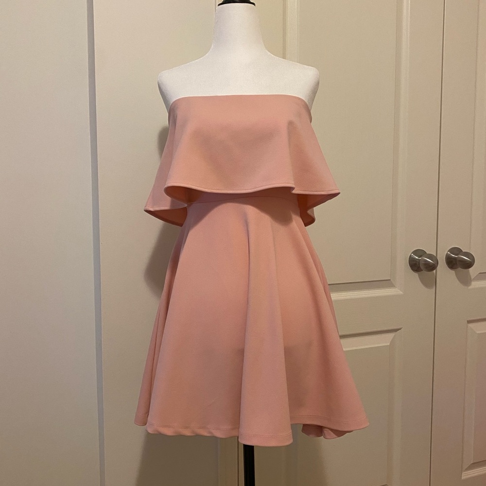 Mini pink dress